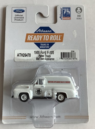 Camión Ford F-100 1955 con panel Athearn escala HO Midtown Appliances #26478 | Condition: New
