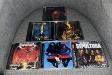 Sepultura 6 CD Lot Remains, Chaos, Arise, Morbid, Schizophrenia, Best Of