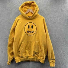 Drew House Mascot Hoodie Mens Medium Golden Yellow Heavyweight