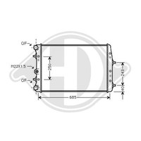 KüHler MotorküHlung Diederichs DCM3566 Diederichs Climate FüR Seat Skoda VW