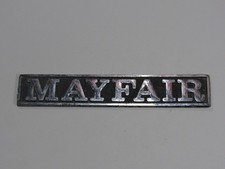 Vtg Mayfair Chrysler-plymouth Milwaukee Wisconsin Metal Dealership Badge Emblem
