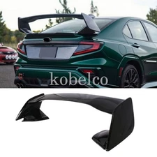 Rear Trunk Spoiler High Wing For 2022-2025 SUBARU WRX VB STI STYLE Glossy Black
