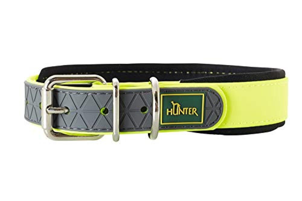 Hunter Convenience Comfort Collare Cane 60cm Giallo Neon - Morbido e Sicuro