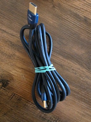 Audioquest Ocean Premium HDMI Cable Excellent 8' TV 4K HDR