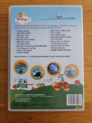 BABY TV MY FAVOURITE NURSERY RHYMES DVD KIDS | eBay