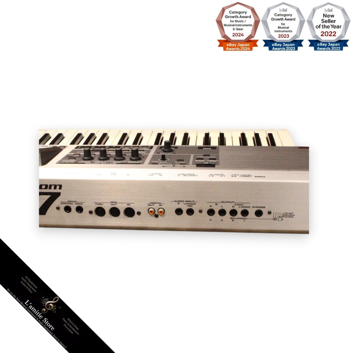 Roland Fantom X7 Audio Track Expansion Synthesizer 128 Voices Giga