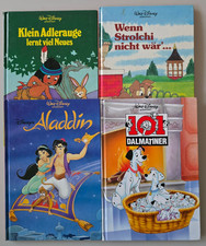 Walt Disney. 4 Bücher: 101 Dalmatiner Aladdin Strolchi Adlerauge Horizont-Verlag