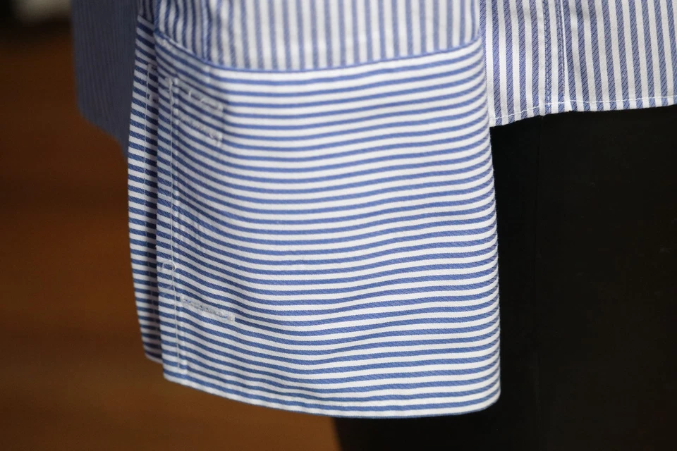 Donald Trump Signature cuello a rayas en contraste puño francés 16 34/35 sin hierro 46" Foto 4 de 4