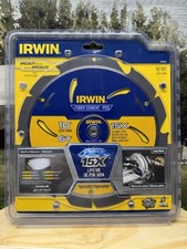 Hoja de sierra de cemento de fibra de 6 dientes Irwin 10” 5/8” eje #4935624