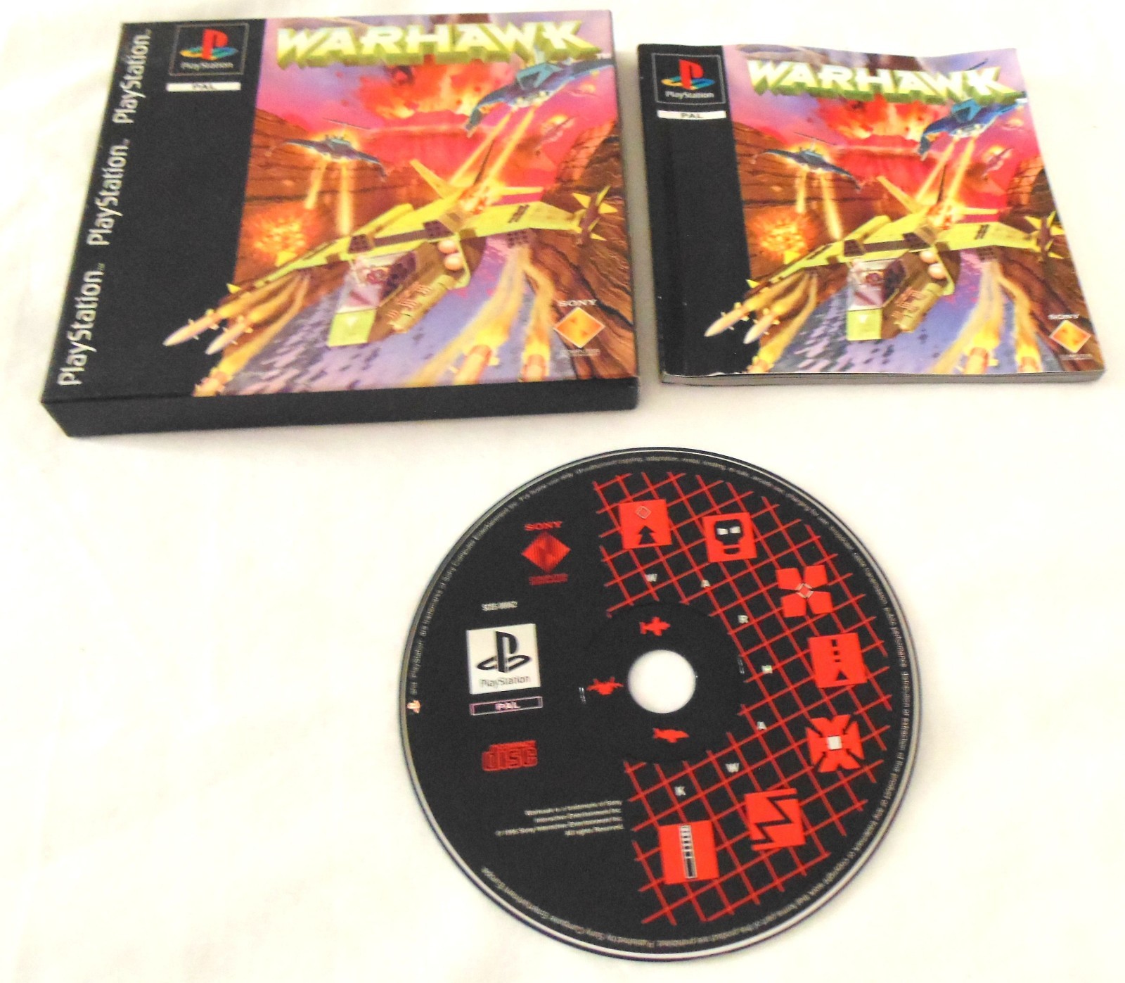 warhawk authentique version originale ps1 playstation complet