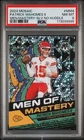 2024 PANINI MOSAIC PATRICK MAHOMES II MEN/MASTERY-SLV NO HUDDLE #MM4 PSA NM-MT 8