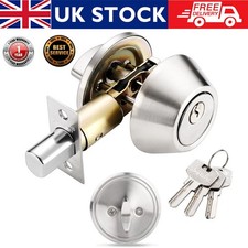 Round Single Cylinder Deadbolt Security Door Lock With Key Safe Lock Door Knobs