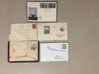 Five MOURNING covers:Mexico '20,Greece,GB,Israel fdc,Germany