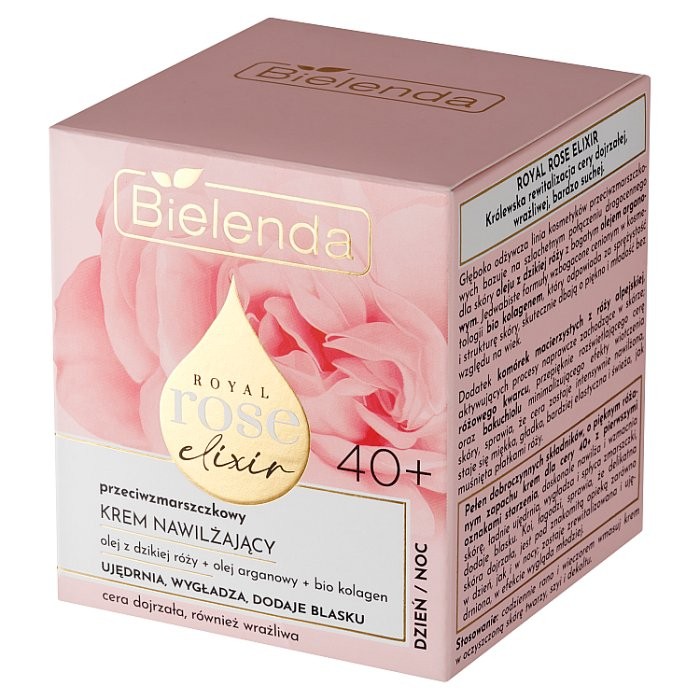 Bielenda Royal Rose Elixir Anti-wrinkle Day and Night Cream 40+, 50 ml