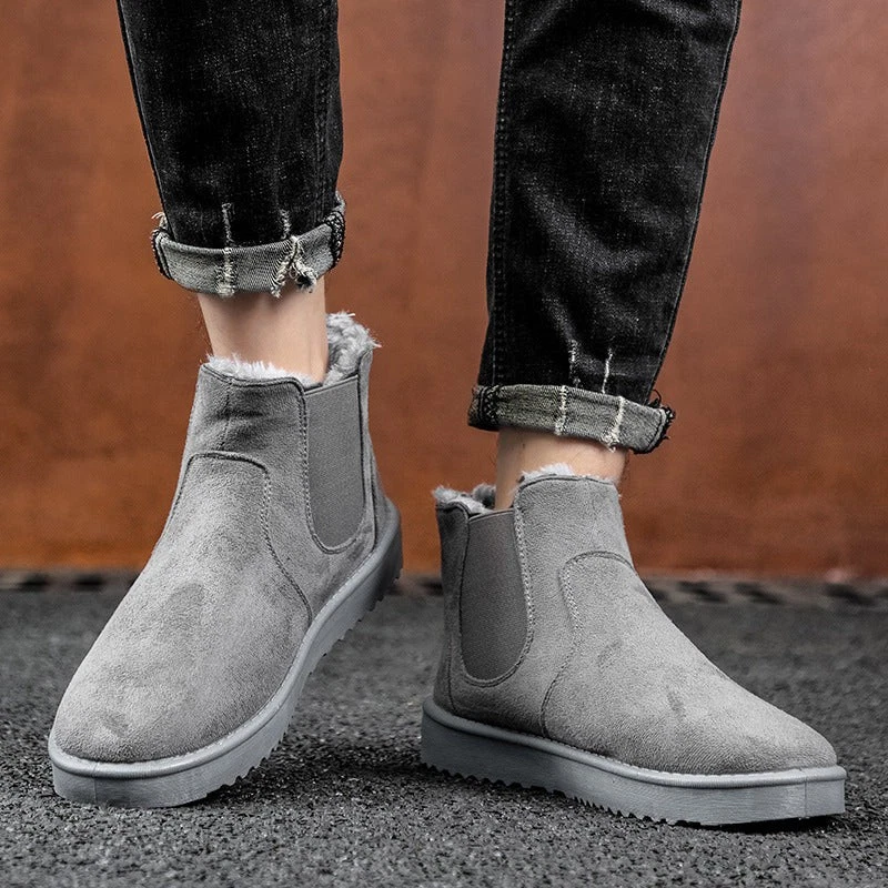 Boots Shoes New Winter Male Boots for Men Leather Ankle Boots Man Booties