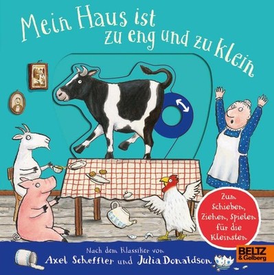 Mein Haus ist zu eng und zu klein: Pappbilderbuch zum Schieben, Ziehen 1566292-2