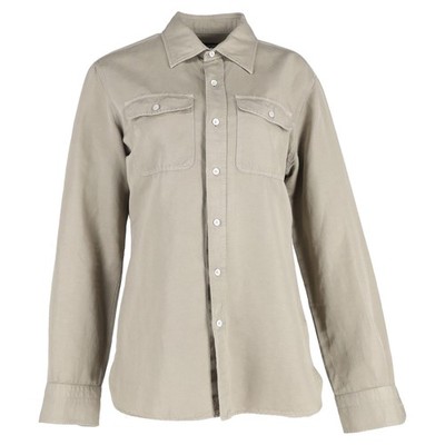 Tom Ford Polo Shirt In  Cotton Women Green Size 42