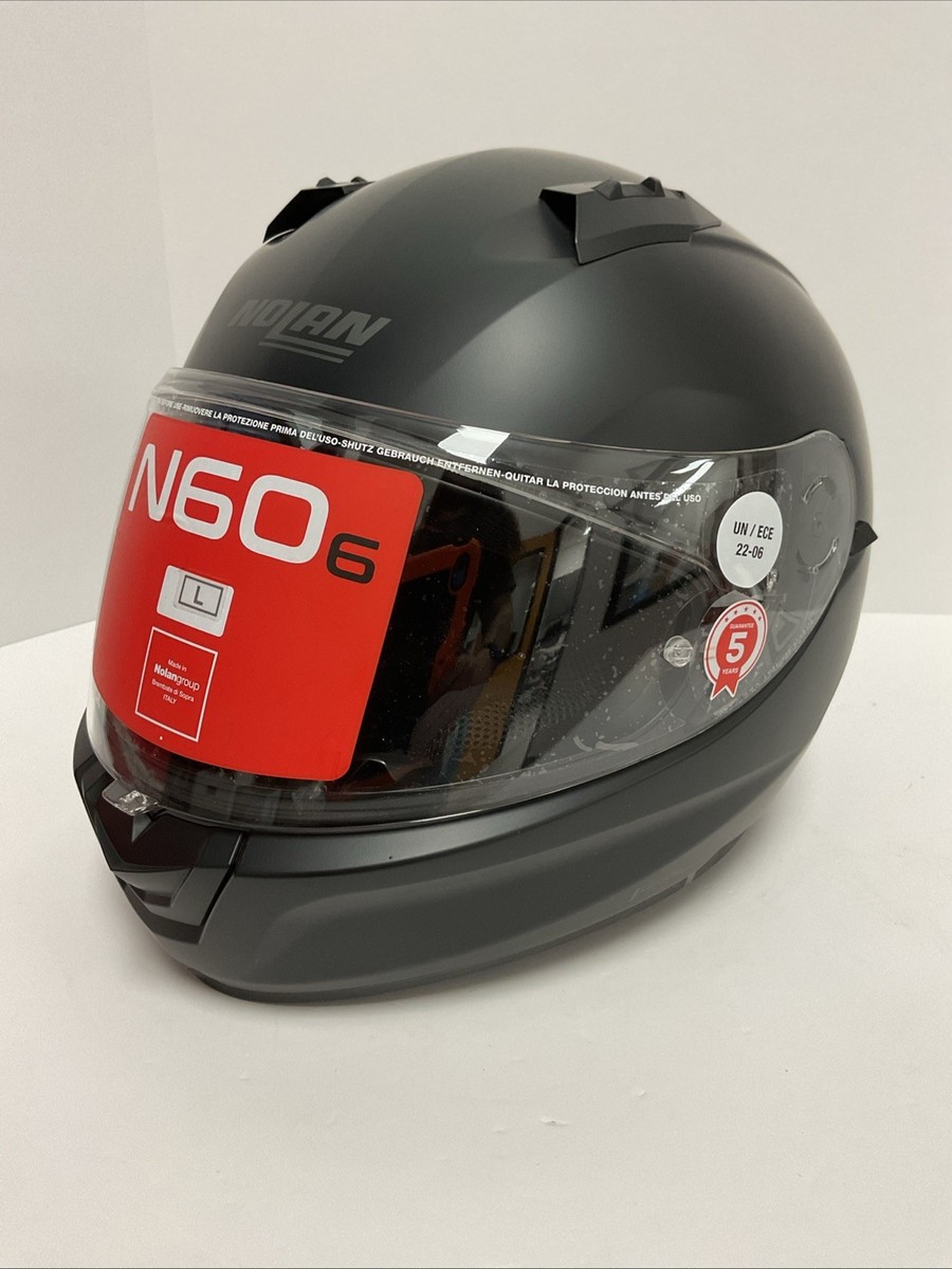 NOLAN N60-6 RITUAL FLAT BLACK XLサイズ Nolan N60-6 Helmet Flat Black - Large | eBay