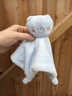 Boots Mini Club Blue Teddy Bear Comforter Comfort Blanket Blankie