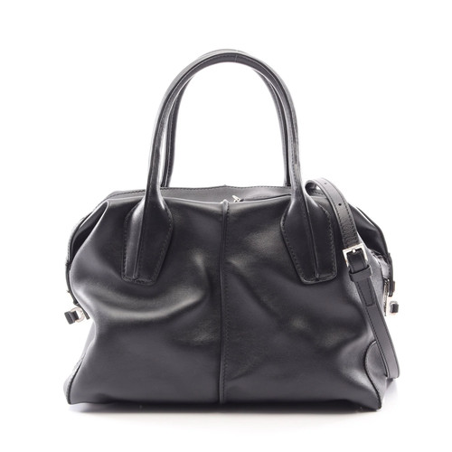 TOD'S D-Styling 2WAY Handbag Leather Black