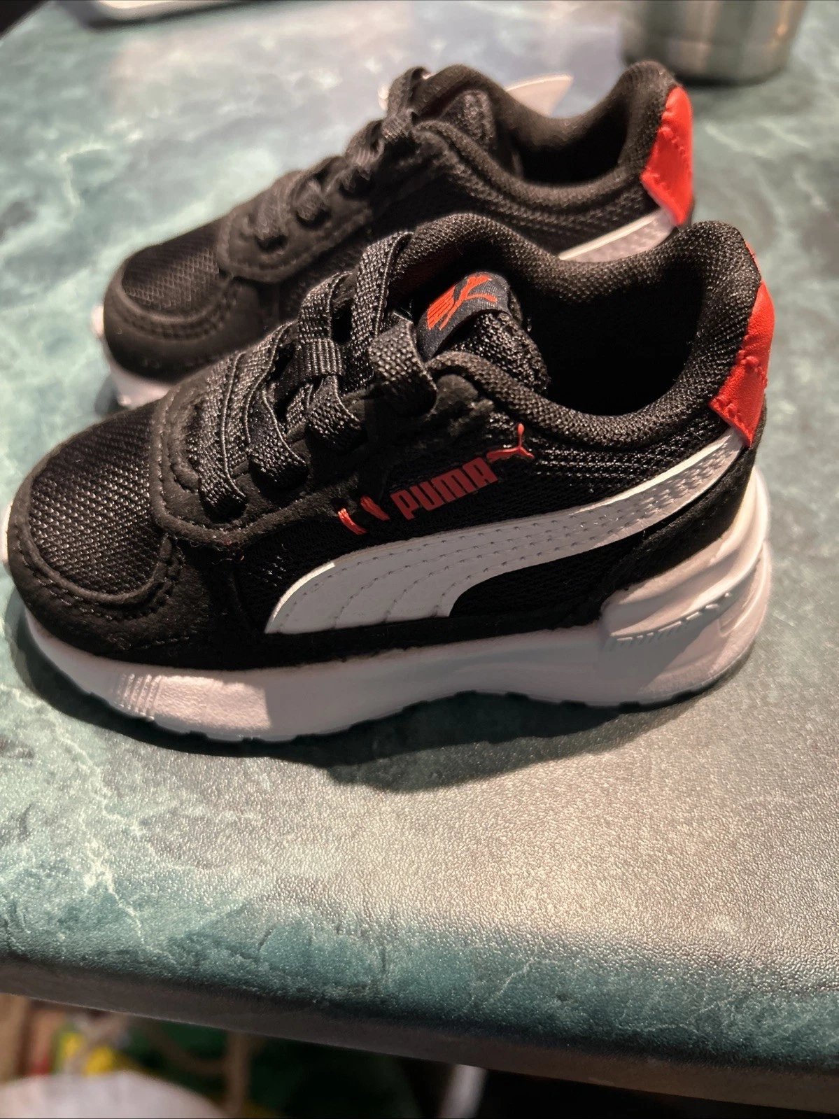 Sneakers Puma bambino nere taglia 5 nuove