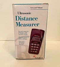 Radio Shack 63-1005 Ultrasonic Distance Measurer, Area & Volume 3' to 60'