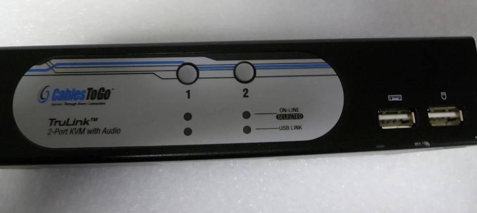 CABLESTOGO TRULINK 2-PORT DVI AND USB KVM W/AUDIO MODEL:52047 - Image 2 of 4