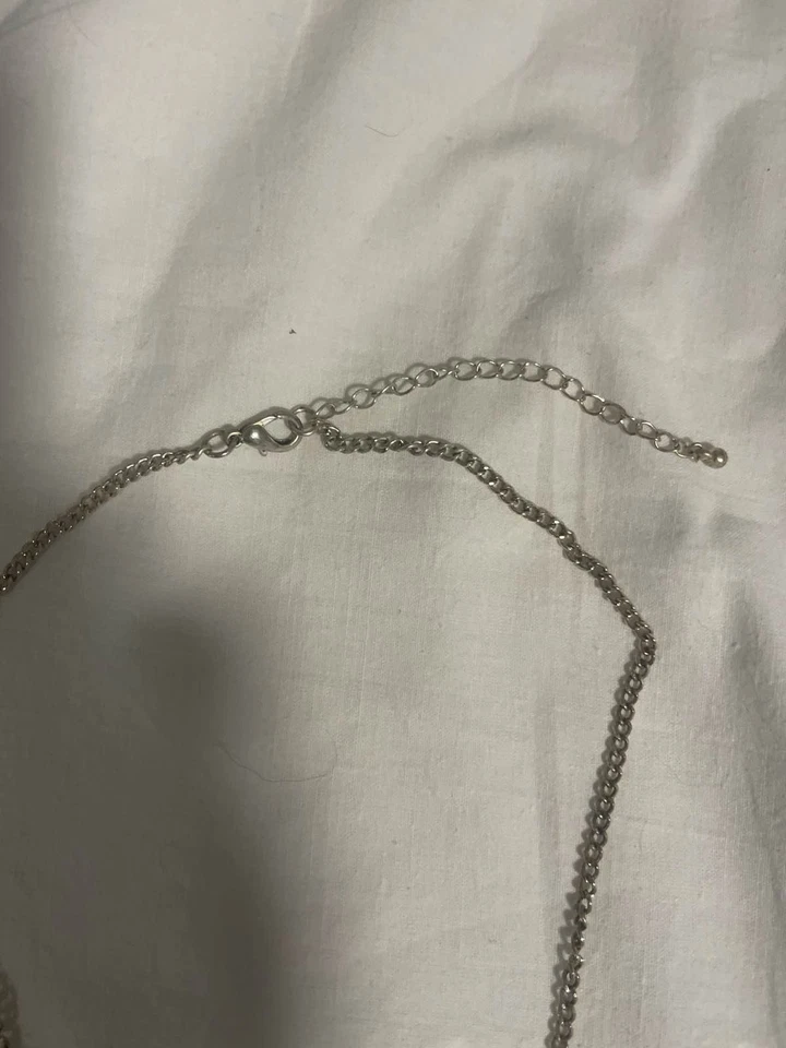 NEW PURPLE SOLAR QUARTZ - AMETHYST CRYSTALS PENDANT STERLING SILVER NECKLACE - Image 3 of 4