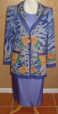 RENZO LAVANDER SILK 3PC DRESS SUIT 42 $975 GERMANY WOW!