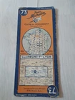 MICHELIN CARD N°: 73 - CLERMONT FERRAND - LYON - 1936 -