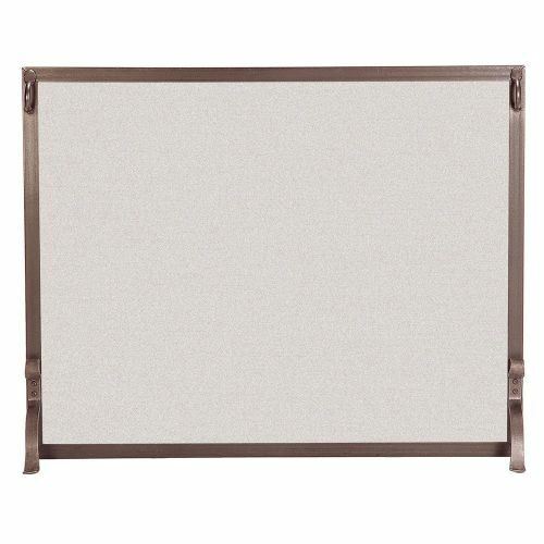 Pilgrim Single Panel Sinclair Screen Burnished Brass