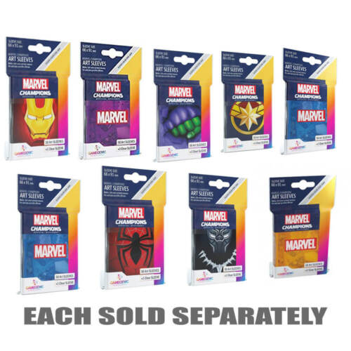 Jeux de cartes durables de haute qualité Marvel Champions Art Sleeves (50/pack) - Photo 1/12