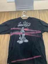 Vintage Lot 29 Looney Tunes Marvin Dog Tee Black T-Shirt Size XL