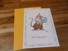 Vintage Ellen Sloan Childers Mouse MerryMakers Birthday Card Current