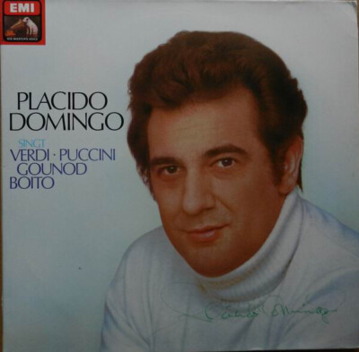2xLP Placido Domingo Singt Verdi, Puccini, Gounod, Boito GATEFOLD NEAR MINT
