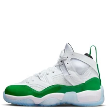 Jordan Jumpman Two Trey DQ8431-130 Big Kids White Green Basketball Shoes EF161