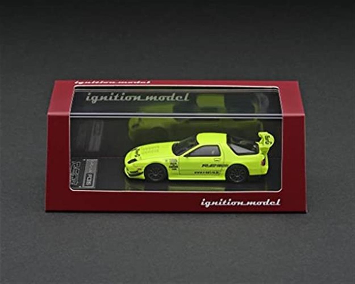ignition model 1/64 Mazda RX-7 (FC3S) RE Amemiya Yellow Green