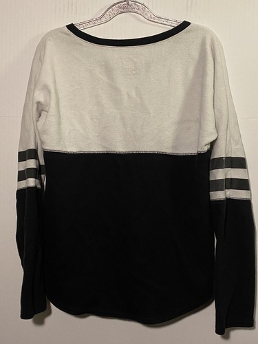 Justice Sweat Shirt Size 12 Black And White - Picture 2 of 4