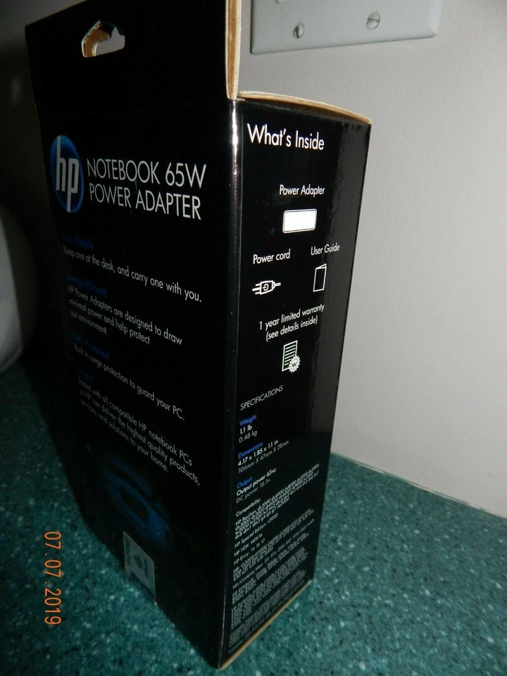 HP NOTEBOOK 65W POWER ADAPTER - Image 2 of 3