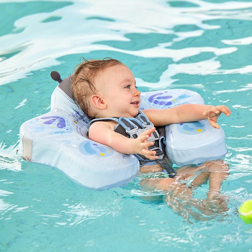 HECCEI Mambobaby Baby Pool Float Non-inflatable Float Foam Swimming Raft +Canopy - Picture 3 of 6