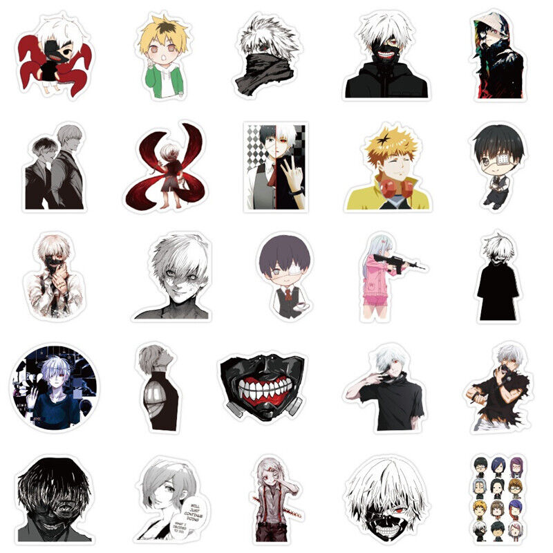 20pcs Tokyo Ghoul Stickers Anime Ken Touka Manga Vinyl Decal Buy 2