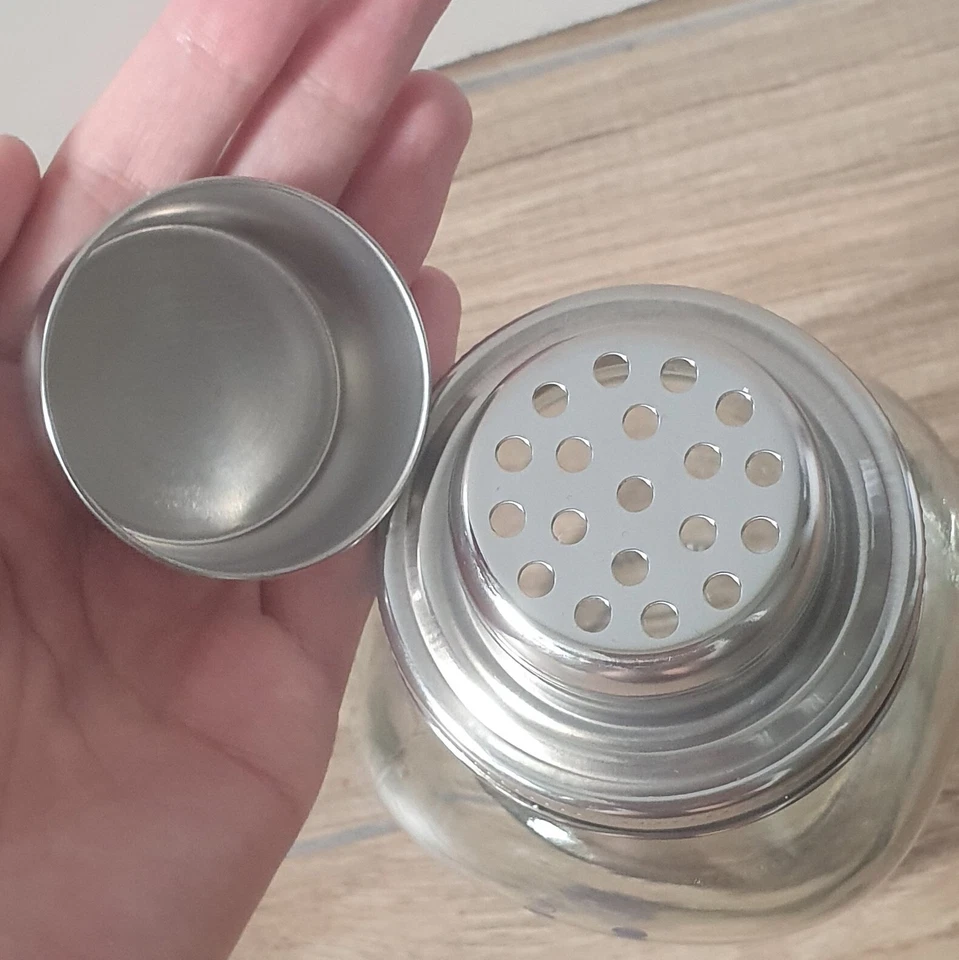 RARE ABSOLUT VODKA BRANDED GLASS MASON JAR COCKTAIL SHAKER COLLECTOR BREWERIANA - Image 4 of 4