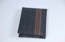 Handmade Men's Genuine Cow Leather Wallet with RFID, Black Special Edition