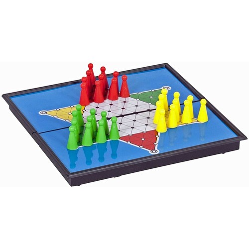 WE Games Magnetic Folding Travel Chinese Checkers Board Game - Picture 2 of 6