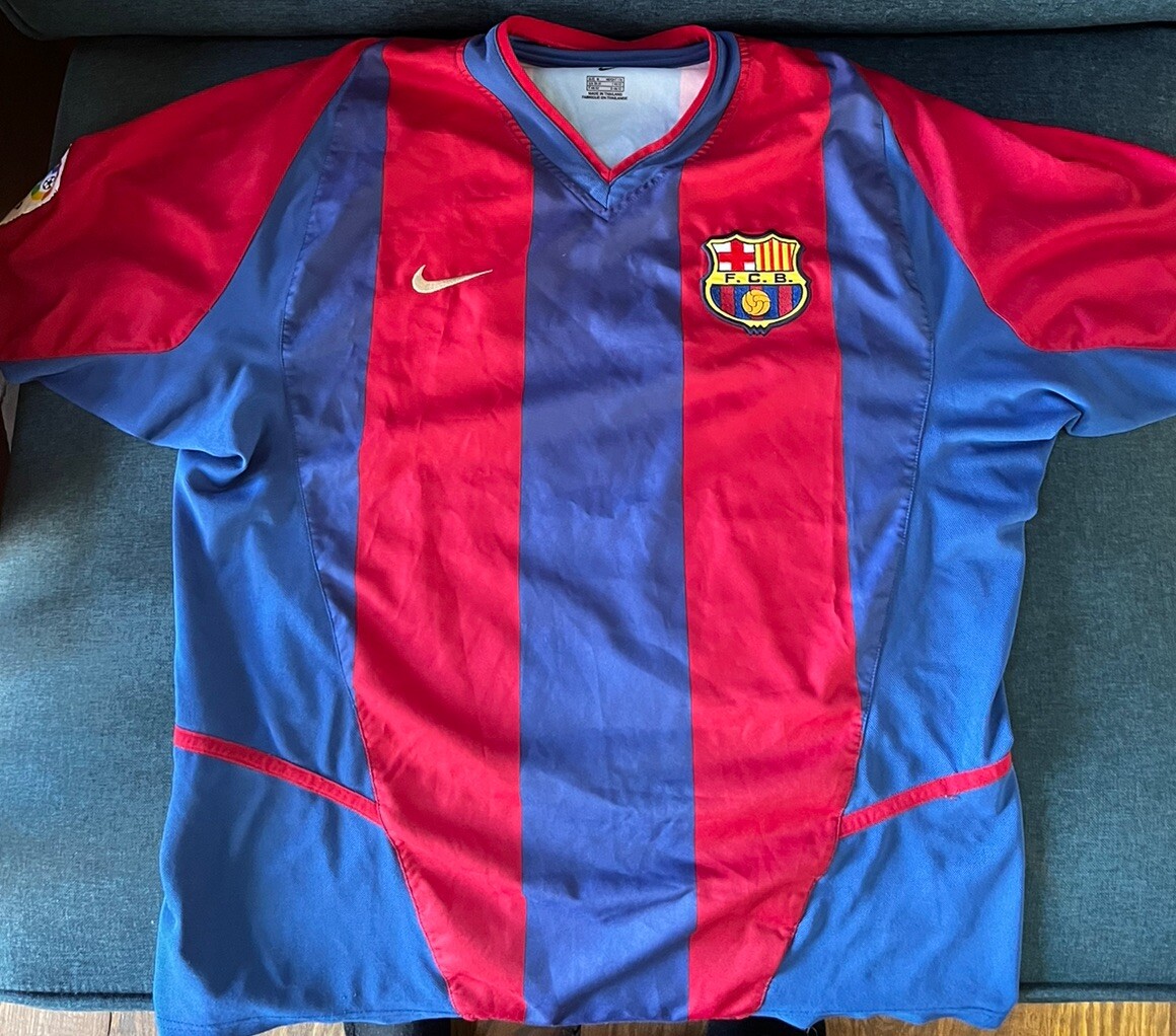 Barcelona jersey 2004/05 Shirt Messi debut year medium Authentic