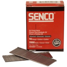 Image of Senco RX23EAA Straight Brad Nails Galvanised 16G x 55mm (Pack 2000)