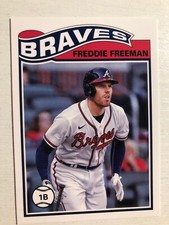 2021 Topps UK Edition 1978-79 Redux Parallel Freddie Freeman Braves SR4