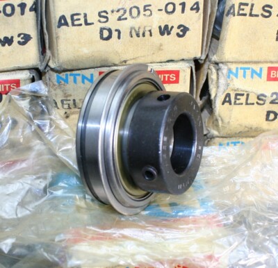One (1) NTN AELS 205-014 D1 NR W3 Insert Bearing 7/8'' ID Japan NEW