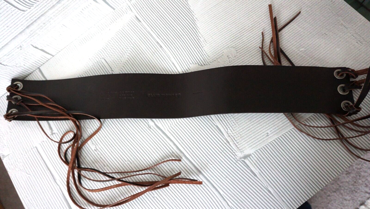 Club Monaco Genuine Leather Wide Waist Belt Brown | Handmade Club Monaco 100% Genuine Leather Belts for Women | Mercari main image 4