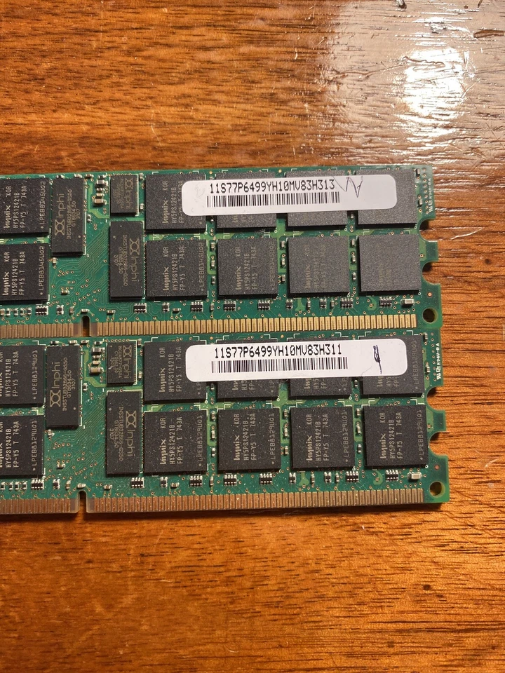 4GB kit 2 x 2GB 2Rx4 PC2-5300P-555-12 - Image 3 of 4